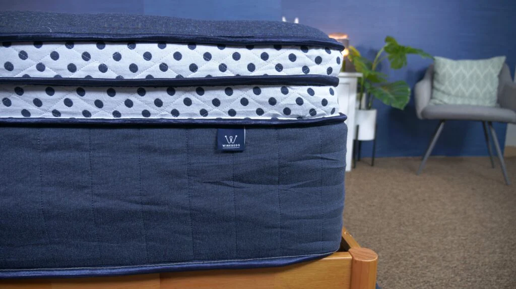 WinkBeds Blue Wrapped Coil Luxury Firm Double Box Top Latex 17" Mattress (Queen – Only One Left!).