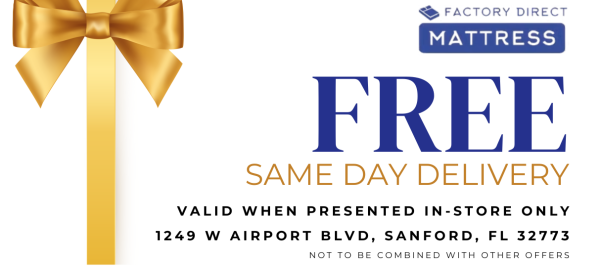 Fee Same Day Delivery - noahs mattress express